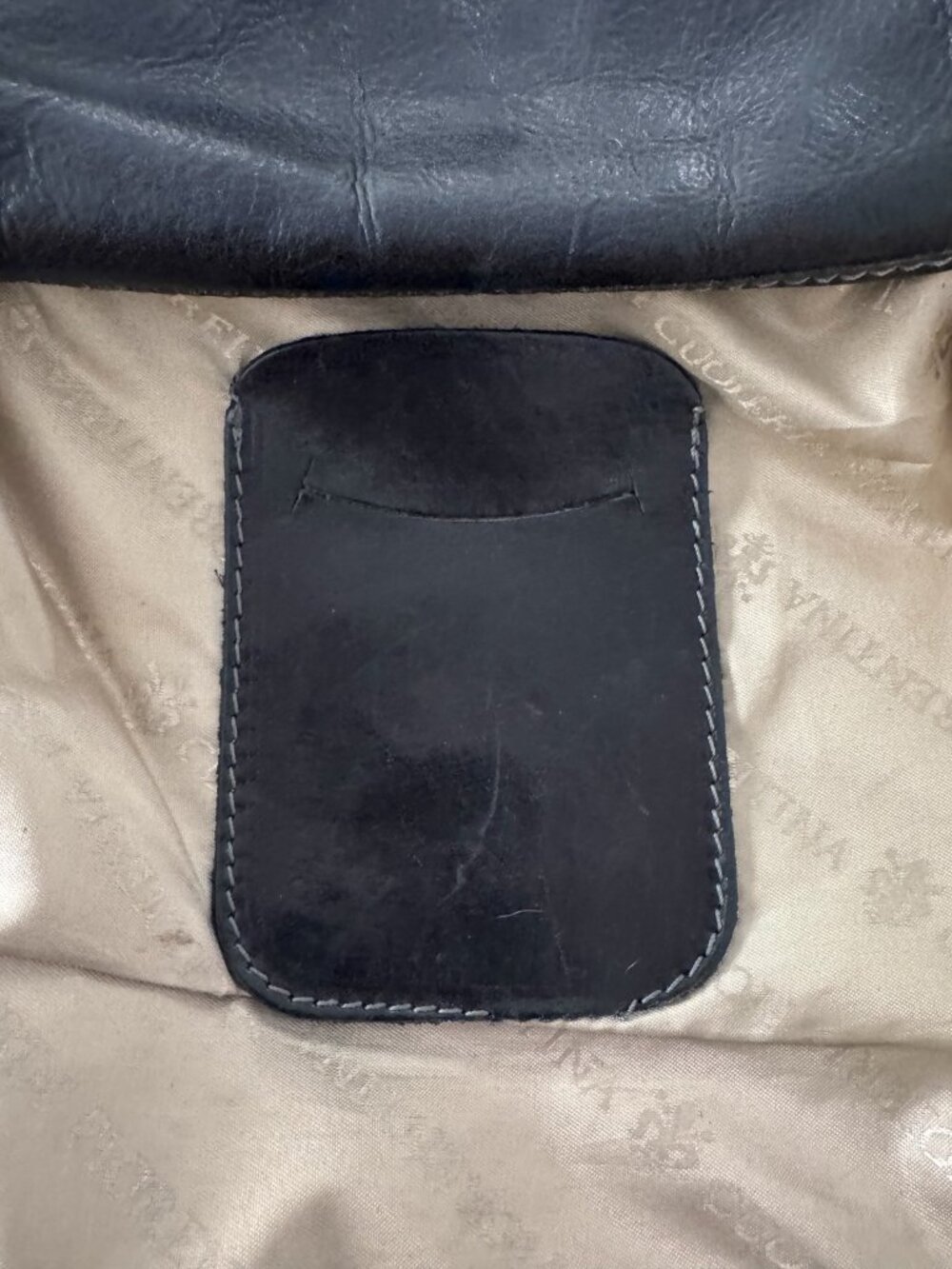 Cuoieria Fiorentina Black Leather Shoulder Bag – Made in Italy - Picture 9 of 13